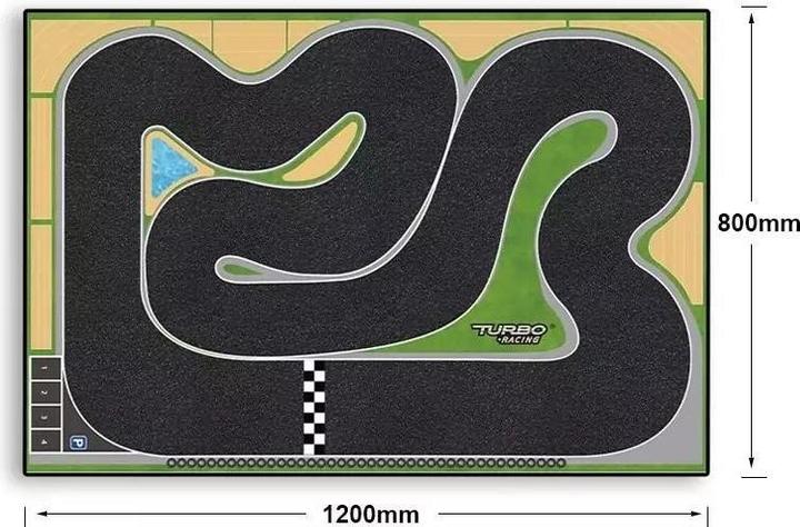 Produktbild Turbo Racing Rennstrecke XL Micro Rally 800 x 1200 mm