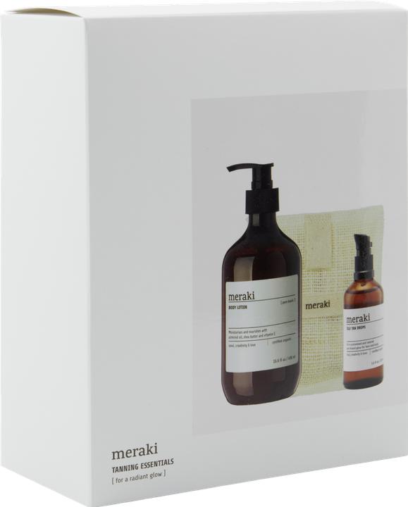 Productafbeelding Meraki Tanning essentials, For a radiant glow, 140|100|490 g|ml|ml (Lichaamsverzorgingsset)