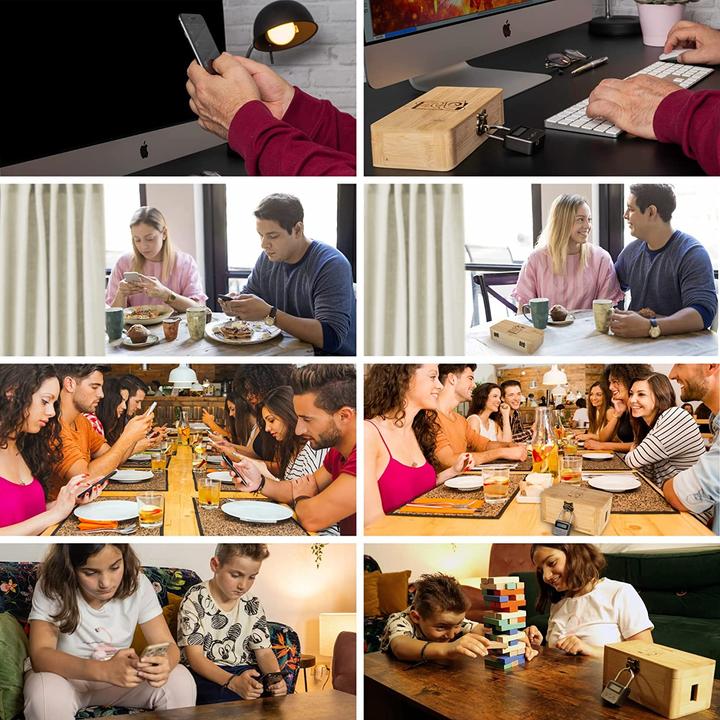 Image du produit Focusera Boîte avec serrure à minuterie pour temps mort numérique planifié Family and Friends