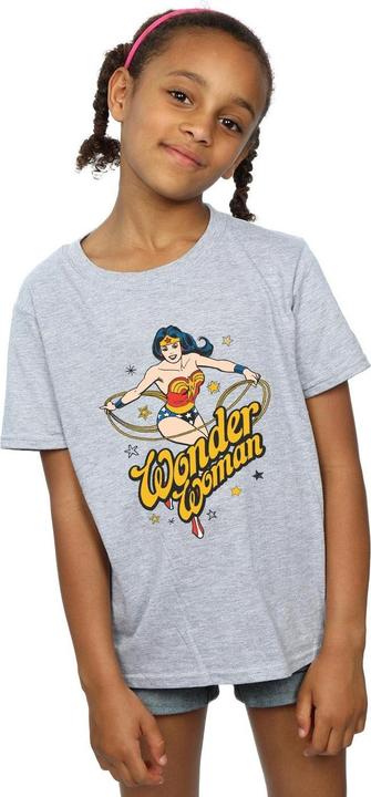 Immagine prodotto Wonder Woman Stars Maglietta Ragazze (140, 146)