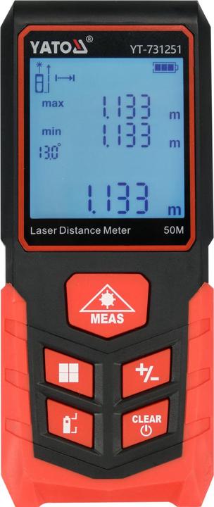 Actual product image Yato Laser Entfernungsmesser (50 m, 650 nm)