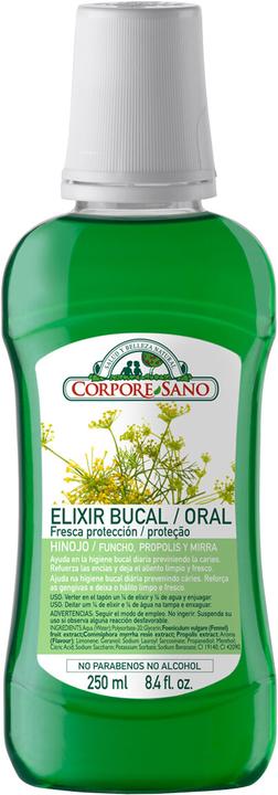 Produktbild Corpore Sano Elixir Oral Mouthwash Propolis, Myrrh & Fennel 250ml (250 ml, Mundspülung)