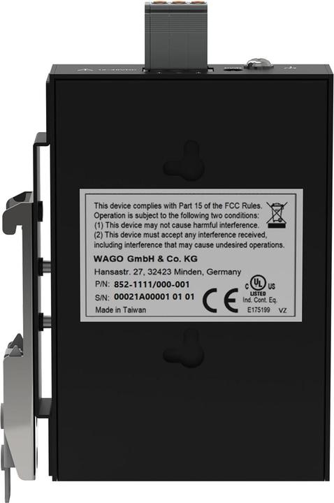 Actual product image Wago 5 Port Switch (5 ports)
