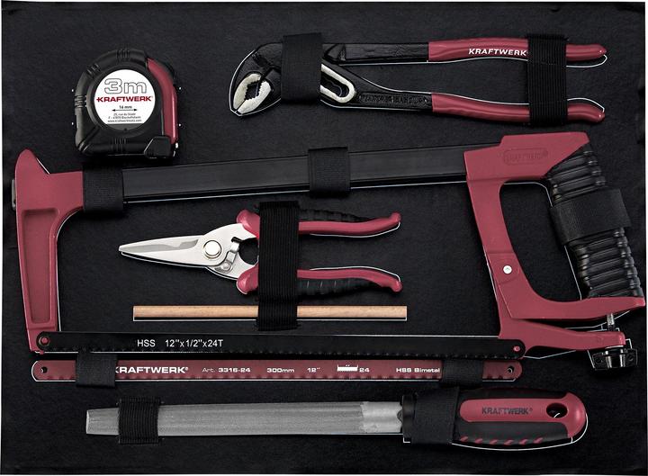 Actual product image Kraftwerk Professional aluminium tool case (151 pieces)