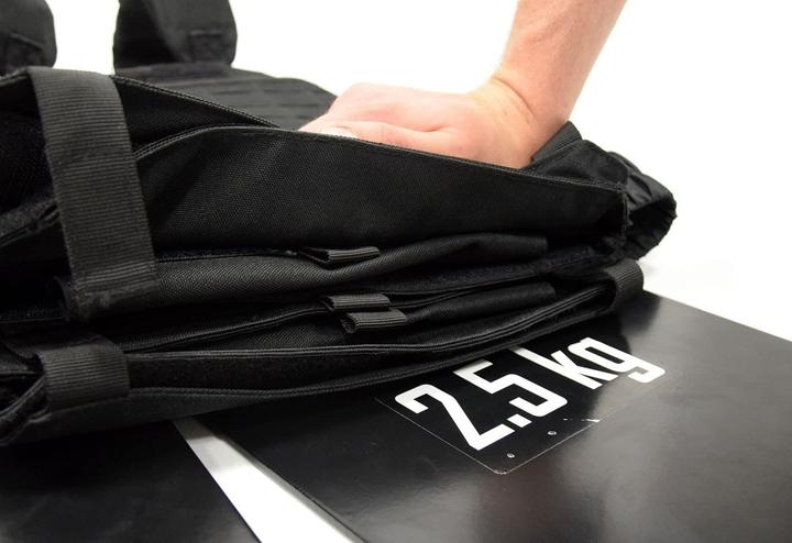 Actual product image Sveltus adjustable weight vest Pro (2 x 2.5 kg, 2 x 4 kg)