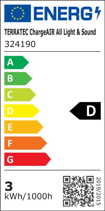 Label énergétique Terratec Lampe de table (420 lm)