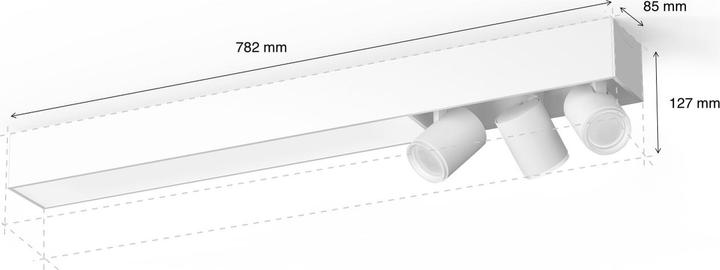 Produktbild Philips Hue Centris Basis BT (3650 lm, GU10)