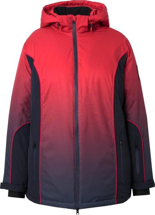 Immagine prodotto Ulla Popken Giacca Performance impermeabile con gradiente di colore e paraneve (50, 52)