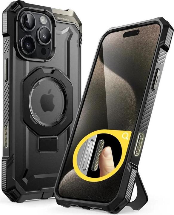 Actual product image Supcase Ub Grip Mag Magsafe Iphone 16 Pro Black (Apple iPhone 16 Pro)