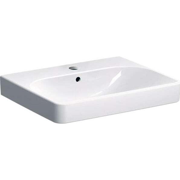 Geberit, Lavandino, Smyle Square, 60X48 Cm (480 Mm, 600 Mm)