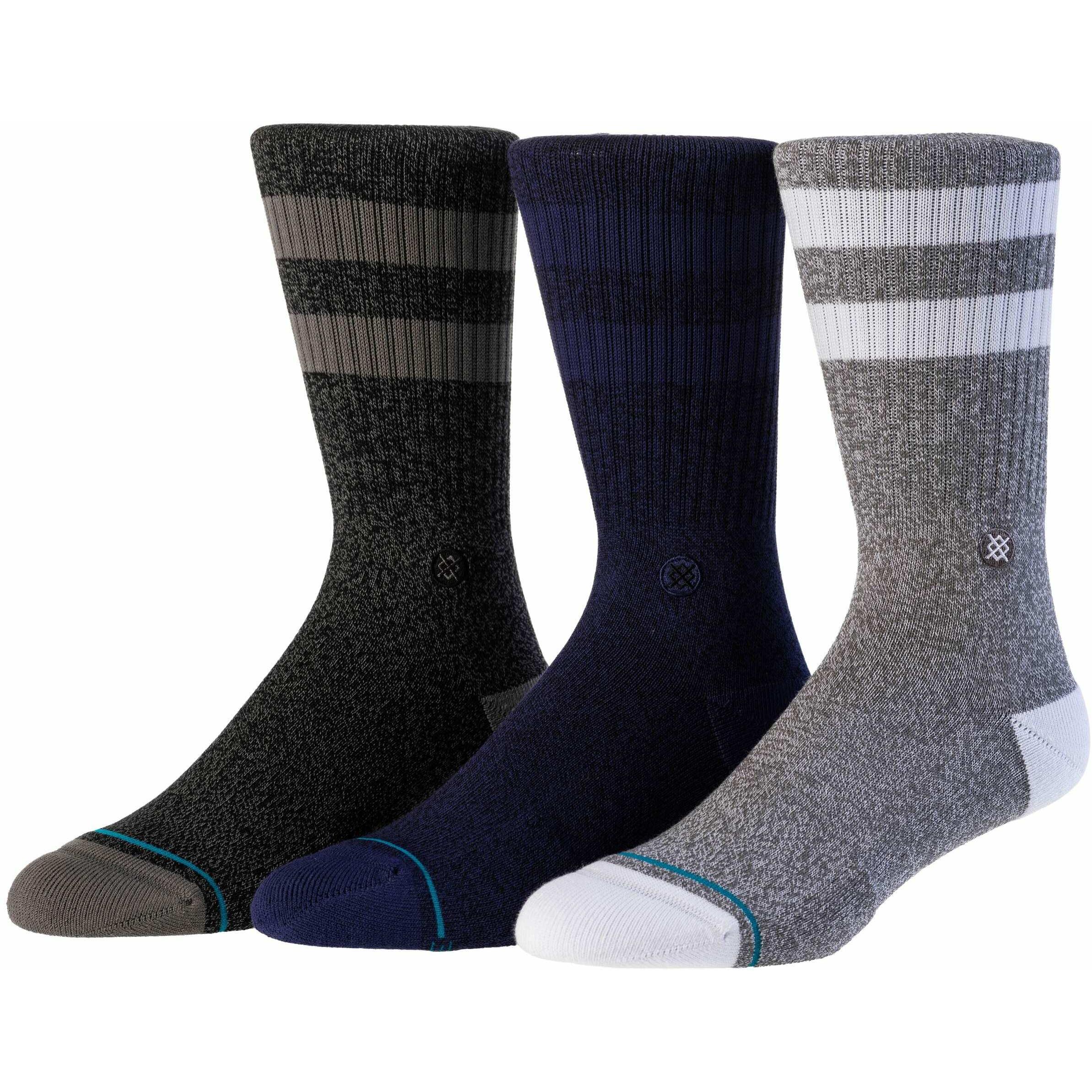 Stance, Unisex, Socken, The Joven, Grau, Grün, Blau, (3er Pack, 38 - 42)