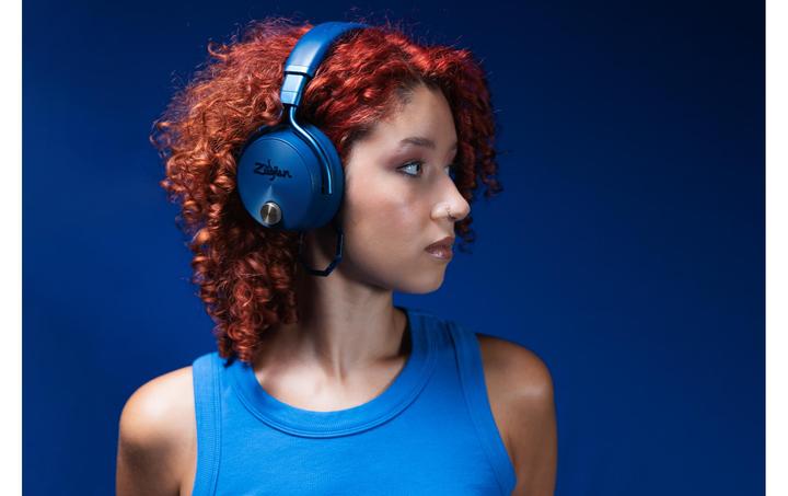 Actual product image Zildjian Over-Ear-Kopfhörer ALCHEM-E Perfect Tune Blau (ANC, 45 h, Cable, Wireless)