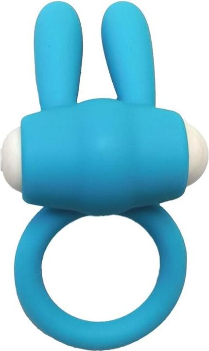 Actual product image Armony Mr Bunny Vibrator Ring Silicone Black