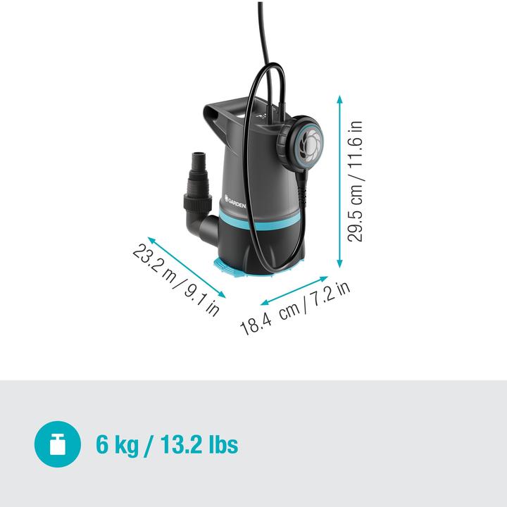 Immagine prodotto Gardena 20000 Basic (Pompa per acque cariche)