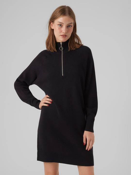Immagine prodotto Vero Moda VMGOLDNEEDLE LS Abito in maglia REP con cerniera a zip (S)