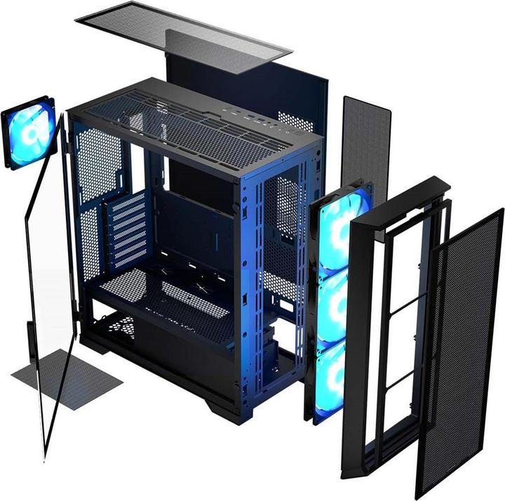 Actual product image Modecom Horizon ARGB czarna (E-ATX, mATX, Mini-ITX)