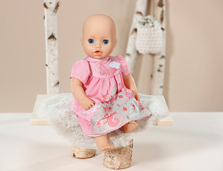 Actual product image Baby Annabell Zapf 709603 dress pink squirrel 43cm
