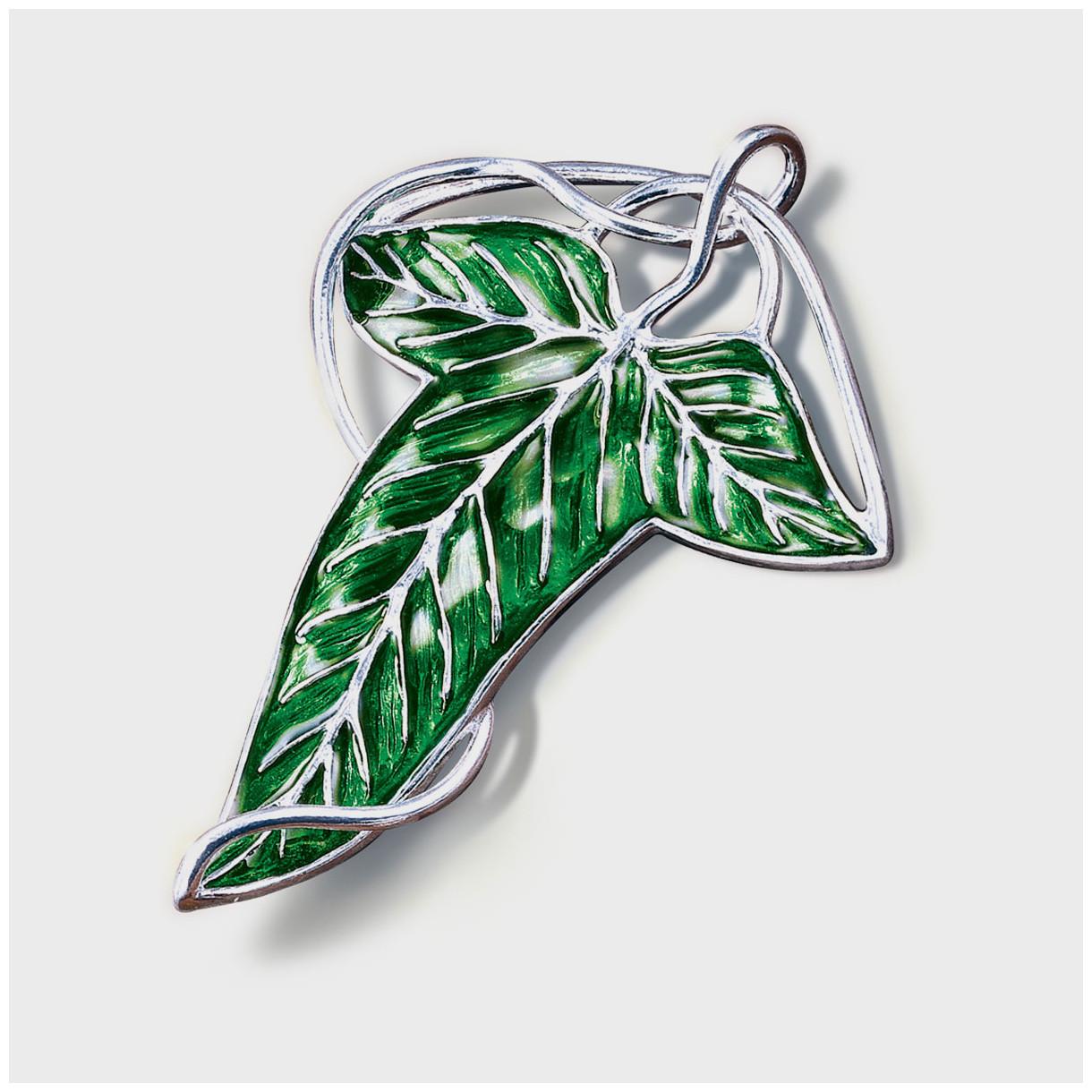 Thumbnail - Noble Collection The Lord of the Rings: The Elven Leaf Brooch Replica NN9229
