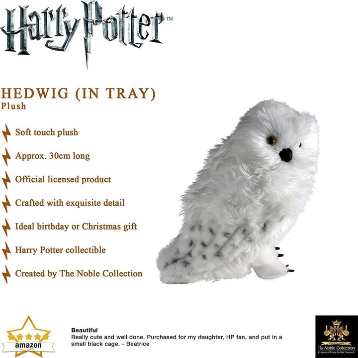 Actual product image Noble Collection Harry Potter: Hedwig (22 cm)