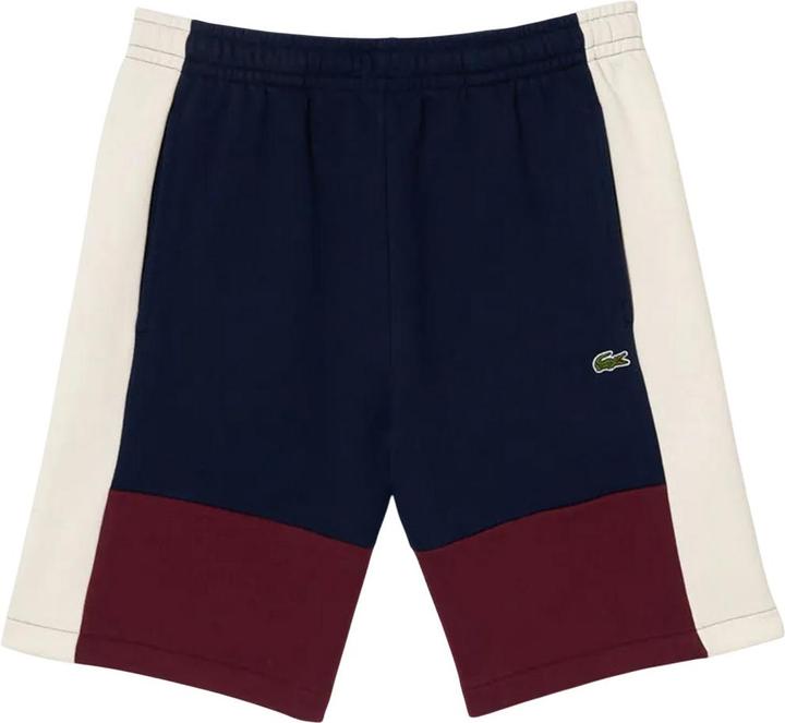 Actual product image Lacoste Mens Fleece Colour Block Regular Shorts (XS)