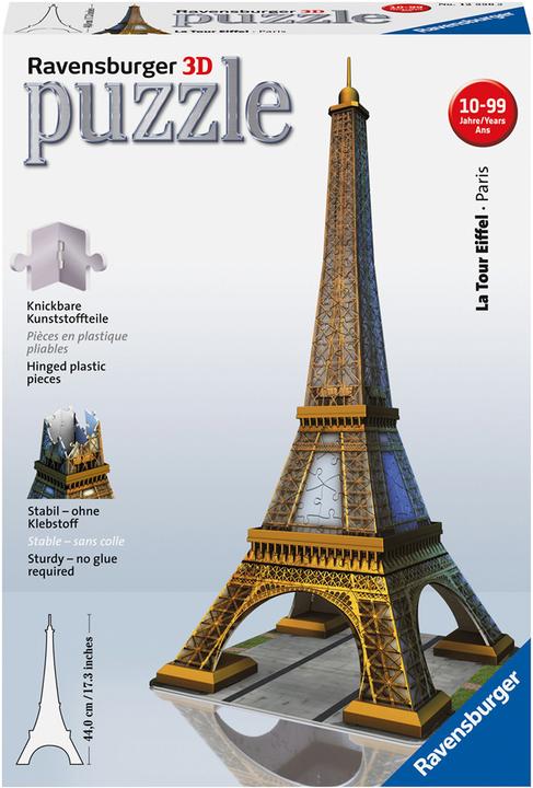 Image du produit Ravensburger Tour Eiffel 3D (216 pièces)
