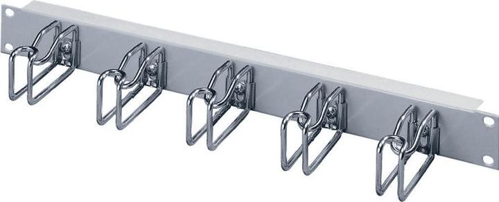Rittal 1U Cable Manage Panel with steel rings