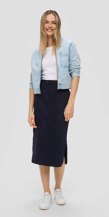 Produktbild s.Oliver Rock Midi-Rock mit Elastikbund (36)