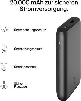 Actual product image Belkin BoostCharge Pro (20000 mAh, 65 W, 9.25 Wh)