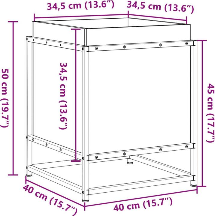 Produktbild vidaXL Pflanzkübel
