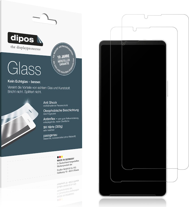 Actual product image Dipos Anti-Shock Screen Protector Matte (1 Piece, Sony Xperia 10 VI)