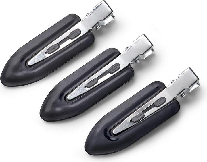 Produktbild DailyGo Haarspange Make-Up-Clip 6 cm schwarz (3 Stk.)