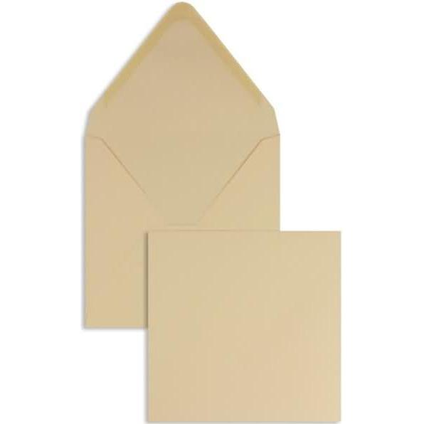 Blanke, Briefumschlag, Briefumschläge 140x140mm 120g/qm gummiert VE=100 Stück koralle (100 x)