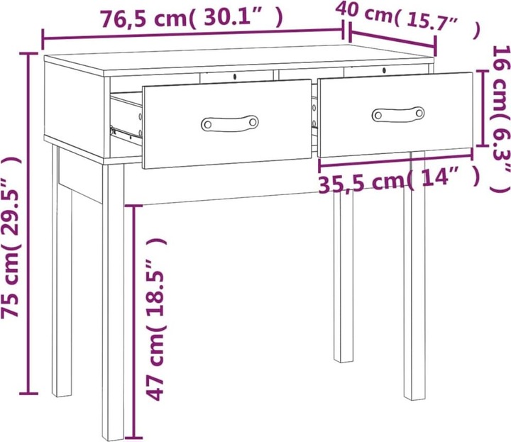 Immagine prodotto VidaXL Ovtsa (76,5 x 40 x 75 cm)