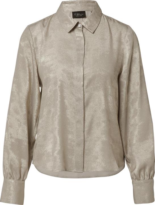 Immagine prodotto s.Oliver Bluse Langarm-Bluse mit verdeckter Knopfleiste und Hemdkragen (46)