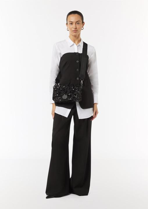 Immagine prodotto Comma Crossbody Crossbody-Bag aus Rindsleder mit Pailletten