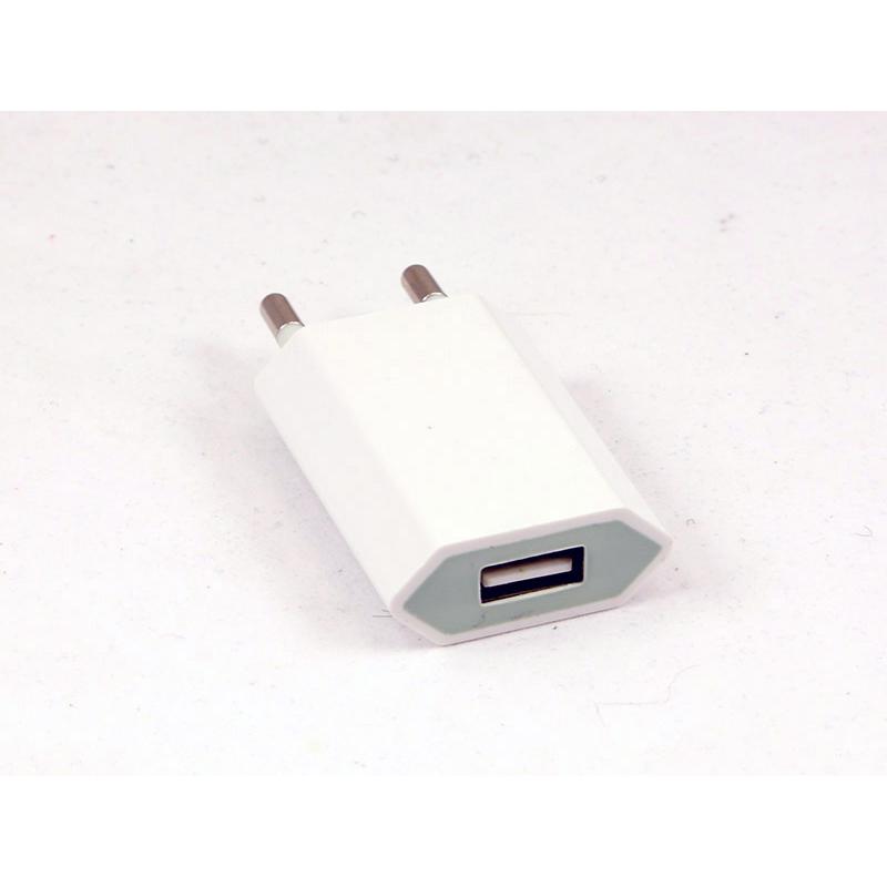 TabLines TPA002 USB Power Adapter für Apple iPhone und iPod, weiss, Mobilgerät Adapter, Weiss