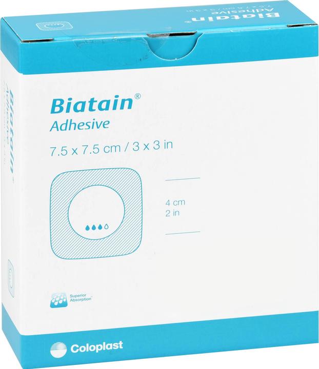 Produktbild Coloplast BIATAIN Schaumverb. 7,5x7,5cm selbst haftend, 10 St VER