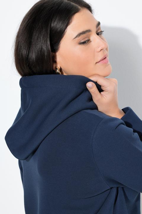 Immagine prodotto Ulla Popken Maglia con orli a costine, cappuccio e maniche lunghe (54)