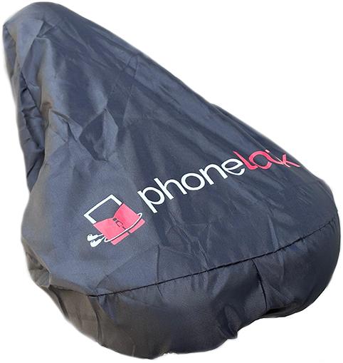 Actual product image PhoneLook Protective cover for the bicycle saddle