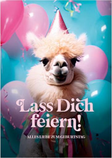 Produktbild Anderskartig Postkarte Modern Times Lass Dich Feiern