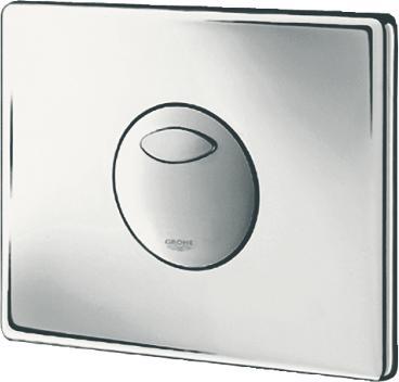 Actual product image Grohe Skate actuator plate, only for pneumatic drain valve AV1, chrome