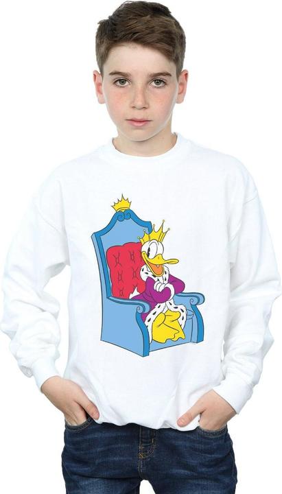 Actual product image Disney Boys Donald Duck King Donald Sweatshirt (116)