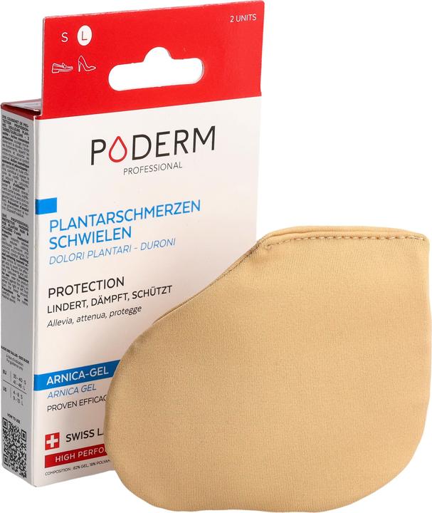 Actual product image Poderm Protective pads for foot sole pain/calluses (Decompression, 198 ml)