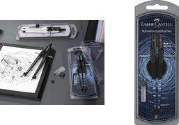 Actual product image Faber-Castell Shiny Twist quick setting compass