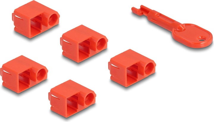 Delock RJ45 Port Blocker Set für RJ45 Stecker 10 Stück