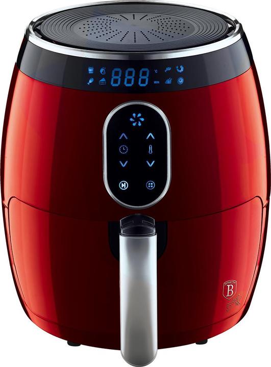 Actual product image BerlingerHaus BH9168 Air fryer Metallic Line Burgundy Edition burgundyred