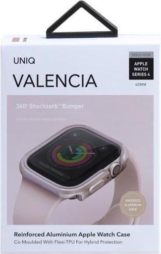 Actual product image Uniq etui Valencia Apple Watch Series 4/5/6/SE 40mm. różowo-złoty/blush gold pink
