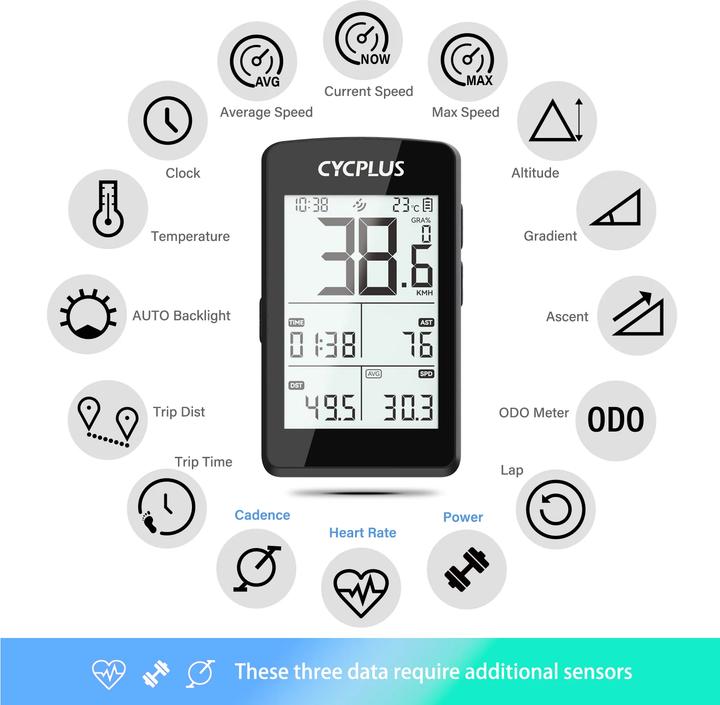 Produktbild Cycplus M3 GPS bike computer