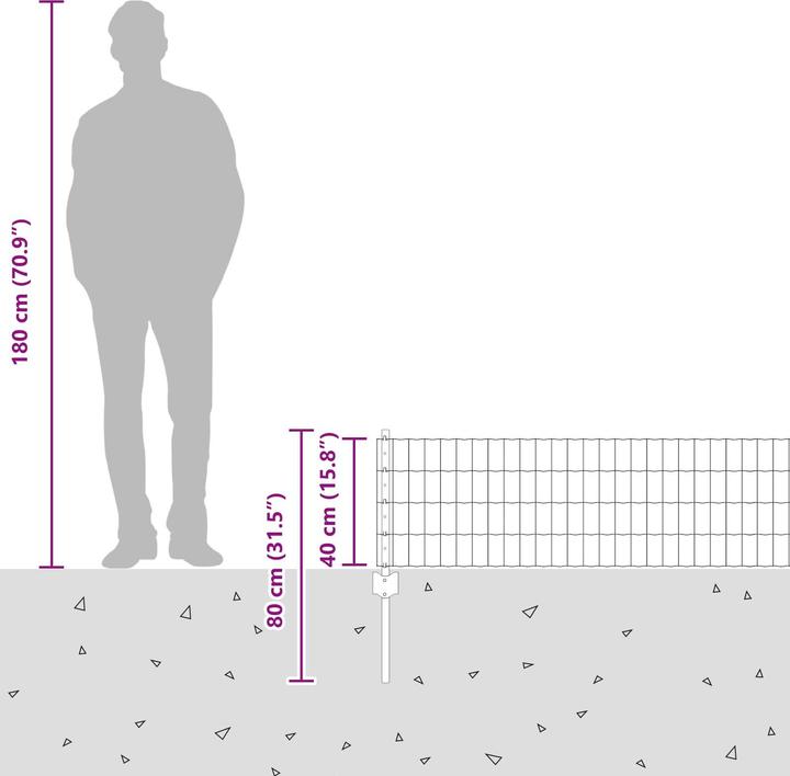 Produktbild vidaXL Aussenbarriere
