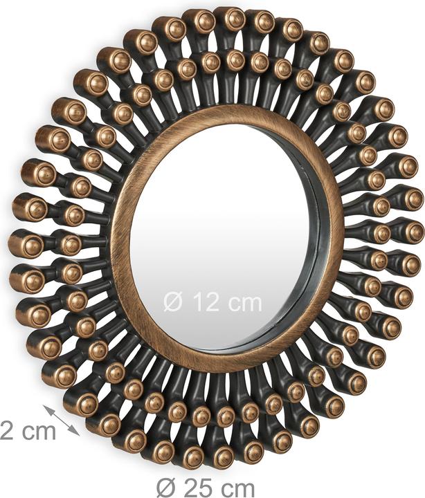 Relaxdays 3x spiegel